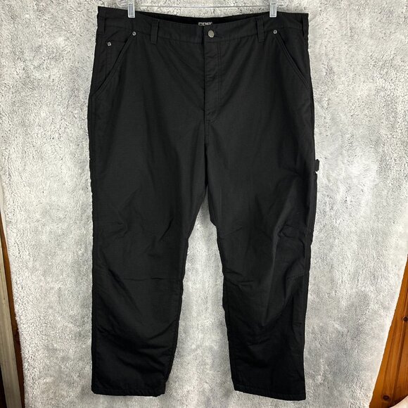 CQR Tactical Pants Mens 42x30 Winter Fleece Lined Rip Stop Cargo Utility Stretch - Picture 1 of 8